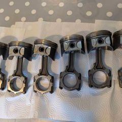 6x Wossner 86.5mm Forged Pistons & Rods