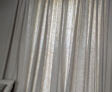 Luxury Blinds2Go 'Cara Linen' Curtains Brand New (Wrong Size)