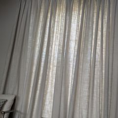 Luxury Blinds2Go 'Cara Linen' Curtains Brand New (Wrong Size)
