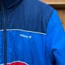 Adidas Reversible Mens Y2K Padded Jacket Blue\Red Stripe Small Image 2