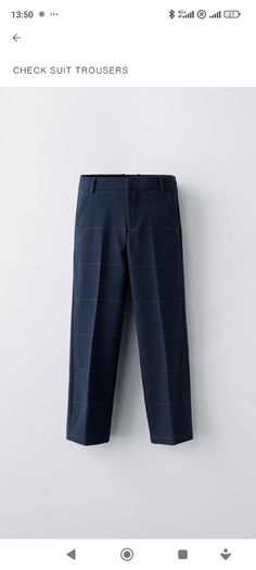 Navy Zara communion suit