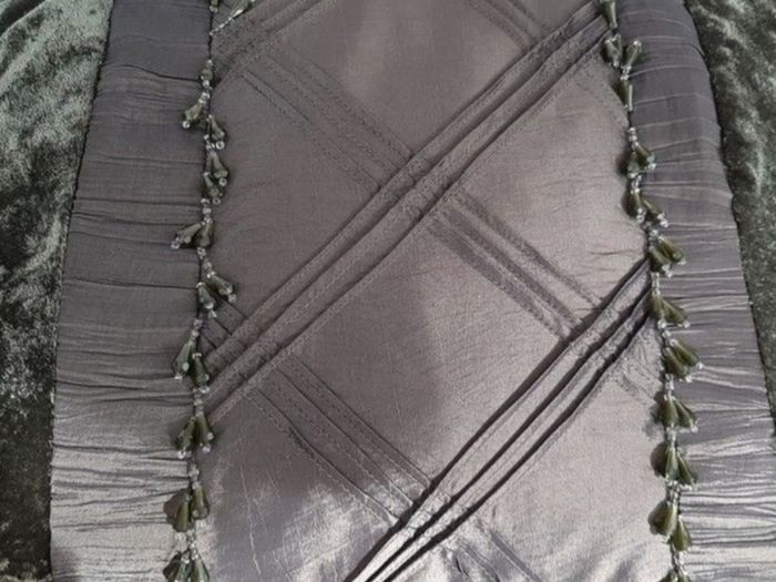 Lovely velvet/silk/beaded  cushions