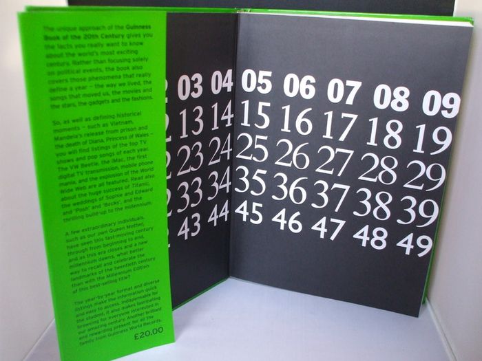 SALE!  GUINNESS Book of the 20th Century - Millennium Edition