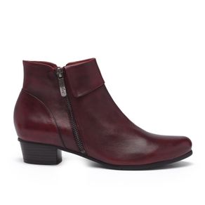 Leather ankle boots