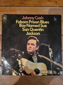 Johnny Cash Folsom Prison Blues EP 7 inch CBS EP 6601