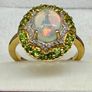 Silver ring with Ethiopian Opal Image 3