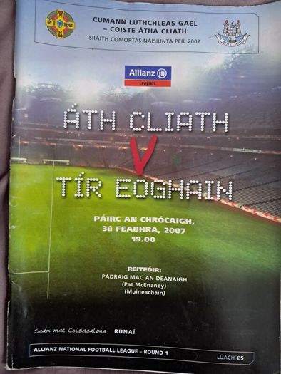 GAA Programmes x 20