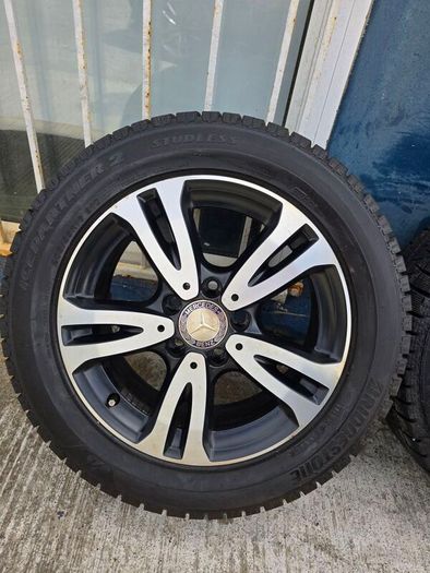 16" Mercedes 5x112 Black & Silver