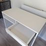 White desk with drawer Image 2
