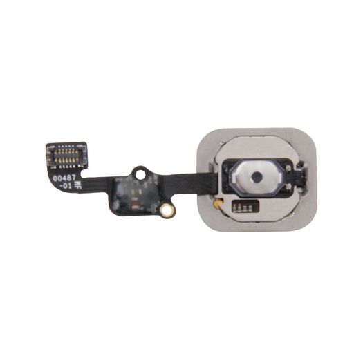 For iPhone 6s / iPhone 6s Plus Home Button Fingerprint Touch ID Flex Cable White - FHT15IPHB