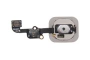 For iPhone 6s / iPhone 6s Plus Home Button Fingerprint Touch ID Flex Cable White - FHT15IPHB