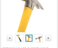 ESTWING Sure Strike Hammer - 23 oz Rip Claw Hammer with Milled Face & Fiberglass Handle - MRF23LM