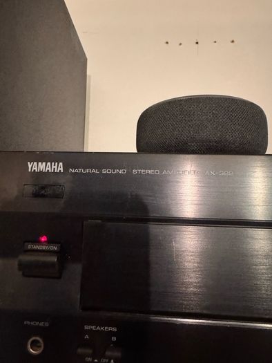 Yamaha Amplifier and Bose system.