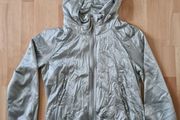 Adidas windbreaker jumper silver shiny size L 16uk