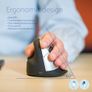 R-GO HE Ergonomic Vertical Wired Mouse Medium Right Hand RGOHELE Image 8