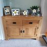 Solid Oak TV unit, Side Board and Book Case Image 4