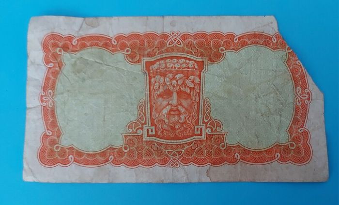 Irish 1964 Lavery ten shilling banknote in Fine  condition