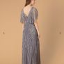 Monsoon Embellished Flutter Sleeve Maxi Dress Image 9