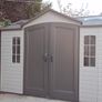 Lifetime brand 8 ft. X 10 ft. (3.05 metre X 2.44 metre) outdoor maintenance free storage shed Image 9