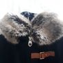 Karen Millen - Wool Cashmere Coat - Black Animal Print - UK 8 true to size - New Without Tags Image 3