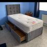 New Stylish single ,Double 4ft, 4ft6, King 5ft And 6ft Superking Sizes Divan Beds Instock. Drawers And Optional Tufted Mattresses Available. Free Delivery Image 7