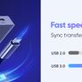 USB C Hub Type C to 4 Port Ways USB 3.0 Adapter Data Extender Hub USB Splitter Compatible with Thunderbolt 3 Macbook Pro M1 Air 2020, iPad Pro Air, XPS 13/15, HP Envy, Huawei MateBook Image 8