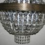 Vintage Large chandelier cut glass Chrome Wall Lights Image 5