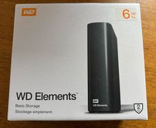 6TB WD Elements external drive