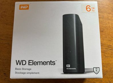 6TB WD Elements external drive