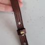 MOSCHINO CheapNChic tan leather belt with gold hardware - Rrp 220 (New) Image 3