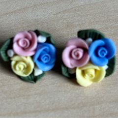 Flower earrings