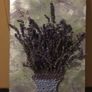 String art vase with lavender Image 2