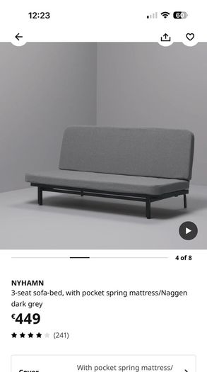 ikea sofa bed