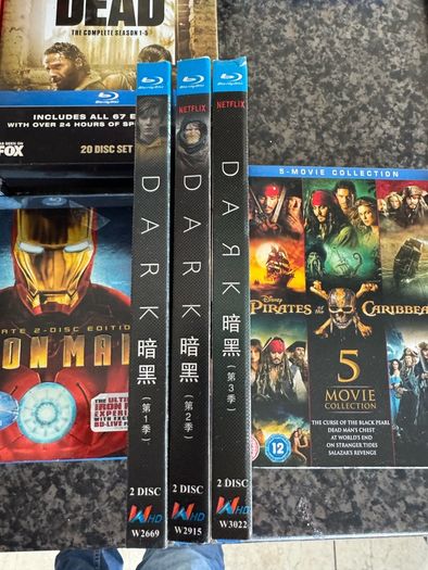 Blu-ray boxesets and movies