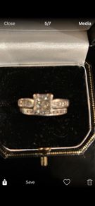 Engagment ring and wedding band