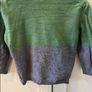 Benetton baby green & grey cardigan 9-12 months Image 2