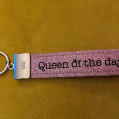 Queen of the day keychain
