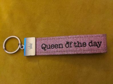 Queen of the day keychain