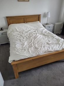 double bed including mattress