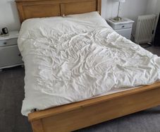 double bed including mattress