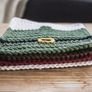 Hand Knitted Christmas Coasters Image 4