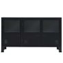 Sideboard Metal Industrial Style 120x35x70 cm Black Image 4