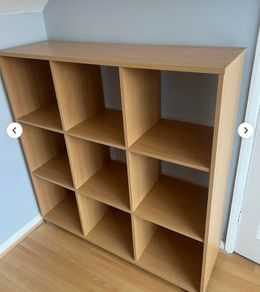 9 Cube Storage Unit Wooden Effect Excellent Condition