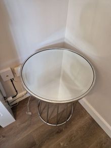 Mirror side table