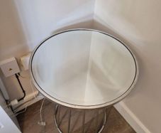 Mirror side table
