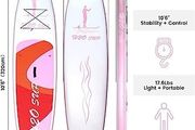 Stand Up Paddle Board 10 6 10 x 30 x 6 inch with Premium SUP Paddle Board Accessories &amp; Backpack, Ultra Light, Wide Stable Design, Non-Slip Deck (FREE SHIPPING)