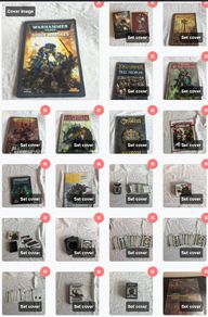 Warhammer Books and gaming accessories