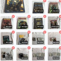 Warhammer Books and gaming accessories
