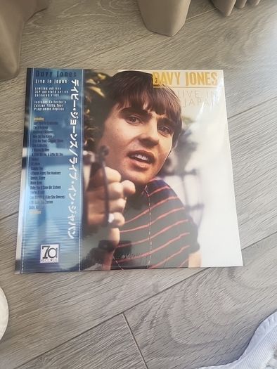 Davy Jones live in japan 3 vinyl