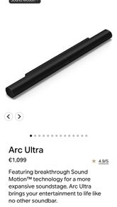Sonos Arc Ultra Brand New Sealed Black